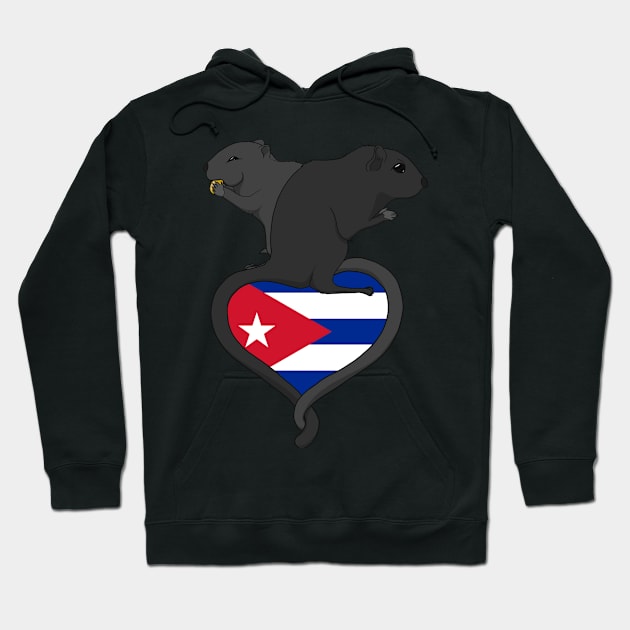 Gerbil Cuba (dark) Hoodie by RampArt